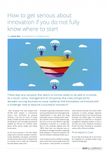 How to get serious about innovation - 9 steps